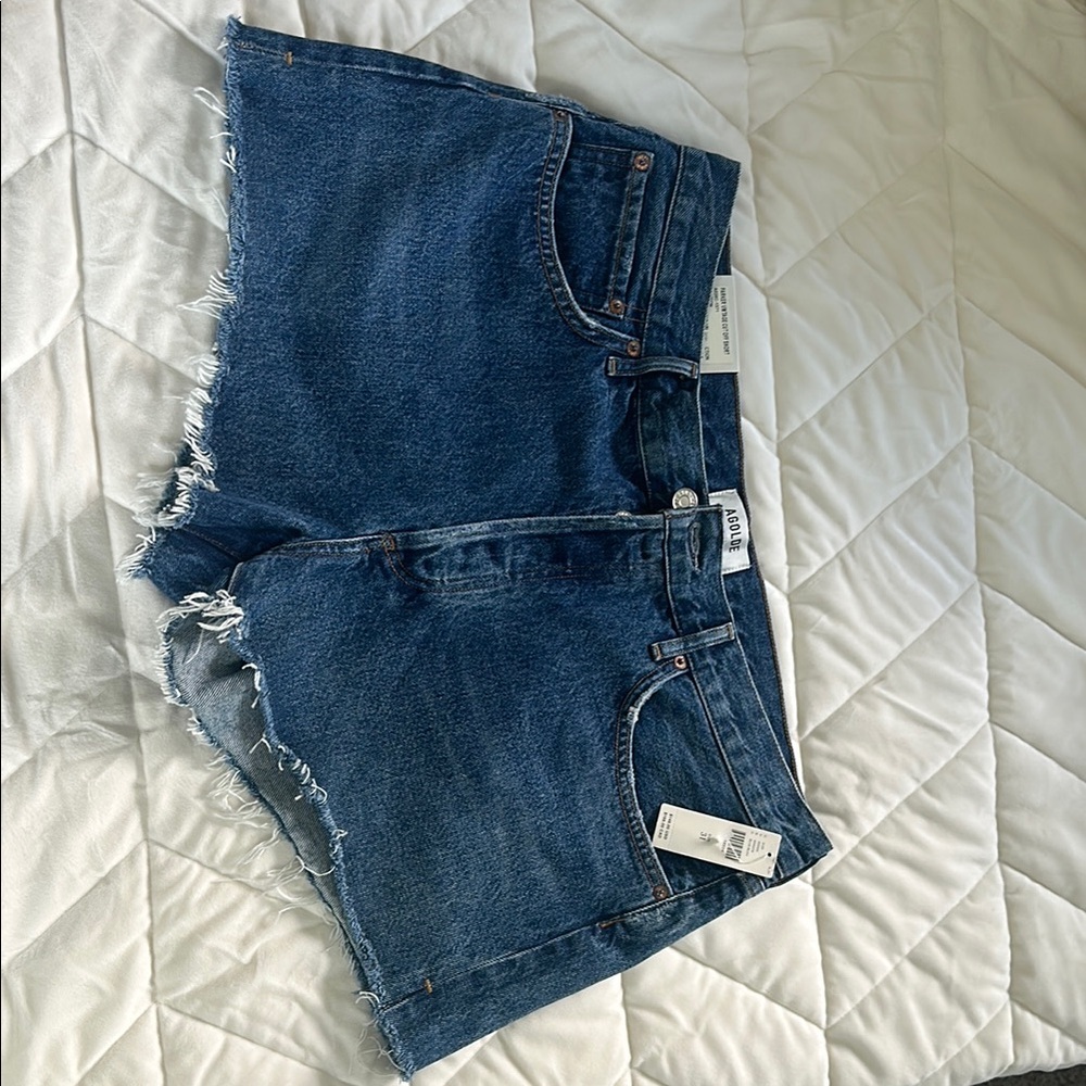 Agolde Parker Vintage Blue Shorts